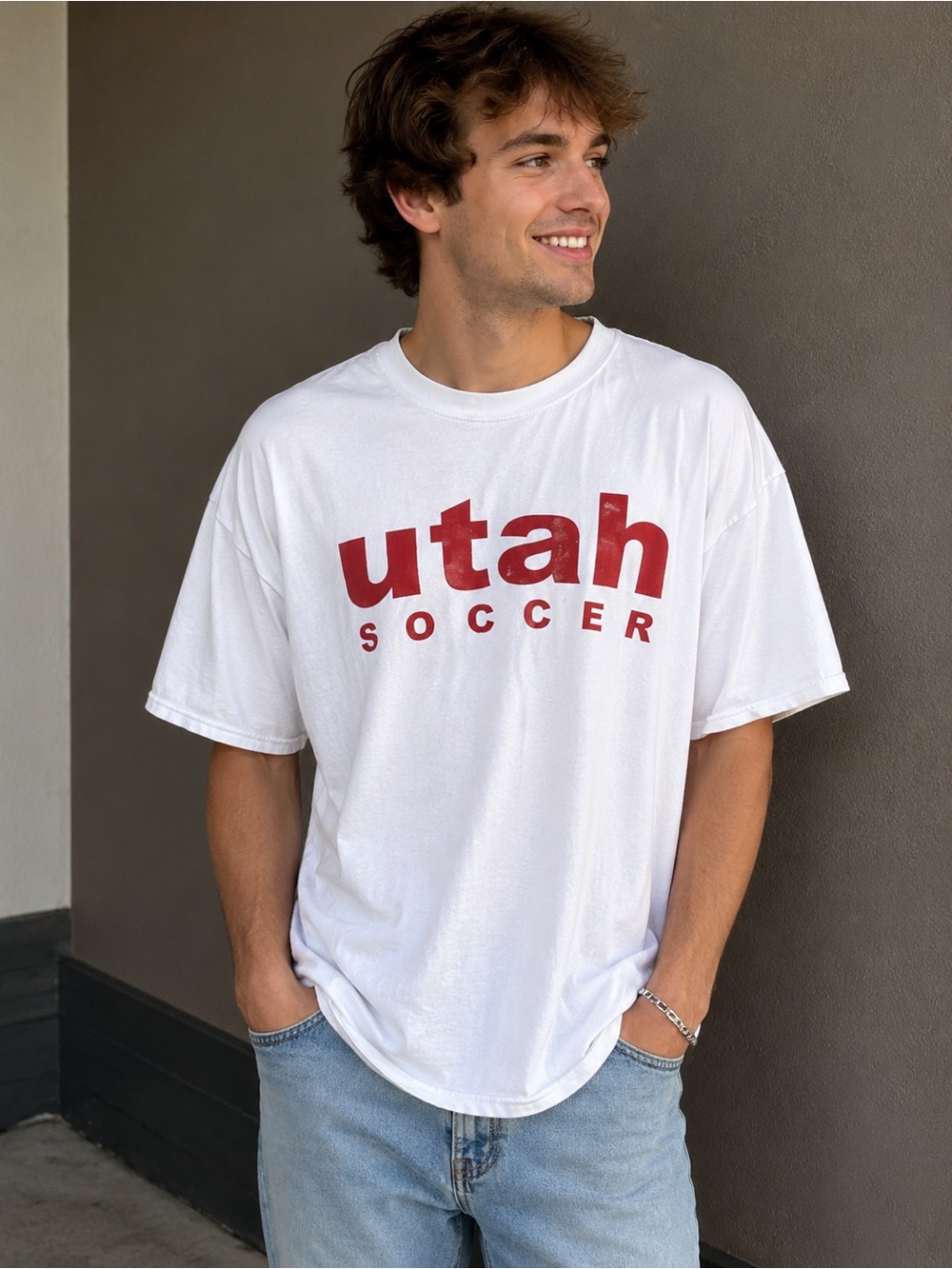 Vintage 90s Utah Soccer Hanes Heavyweight XL